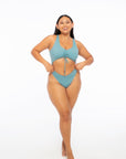 Hotline Bodysuit Stone Blue Bodysuit Nona Perkasa