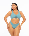 Hotline Bodysuit Stone Blue Bodysuit Nona Perkasa