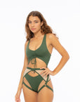 Hotline Garter Belt Forest Body Garters/Harness Nona Perkasa