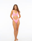 Hotline Garter Belt Rose Pink Body Garters/Harness Nona Perkasa