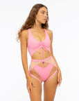 Hotline Garter Belt Rose Pink Body Garters/Harness Nona Perkasa