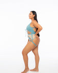 Hotline Garter Belt Stone Blue Body Garters/Harness Nona Perkasa