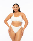 Zara Top Ivory Tops Nona Perkasa