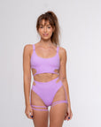 GLADIOLUS TOP IN MAUVE Top Nona Perkasa