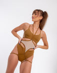 NIGHT LILY BODY GARTER IN BRASS NUDE Garter Nona Perkasa