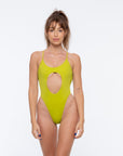 Queen of the night in Vert Bodysuit Nona Perkasa