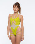 Queen of the night in Vert Bodysuit Nona Perkasa