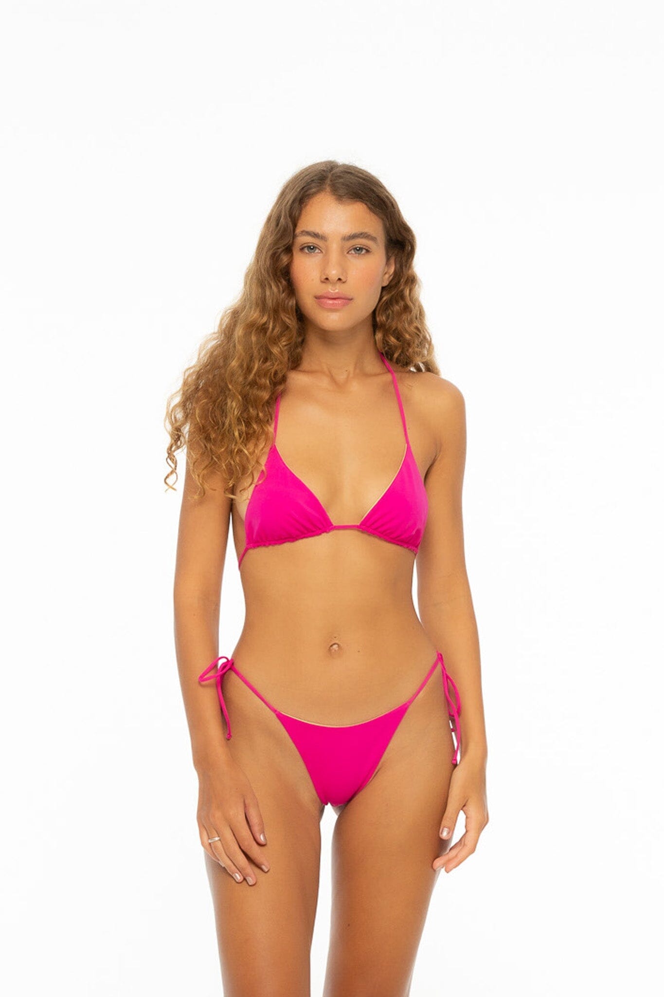 Reversible String Bikini Top Apple Green/Berry Bikini Nona Perkasa 