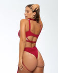 Cherry on top Bottoms Burgundy Bottoms Nona Perkasa 