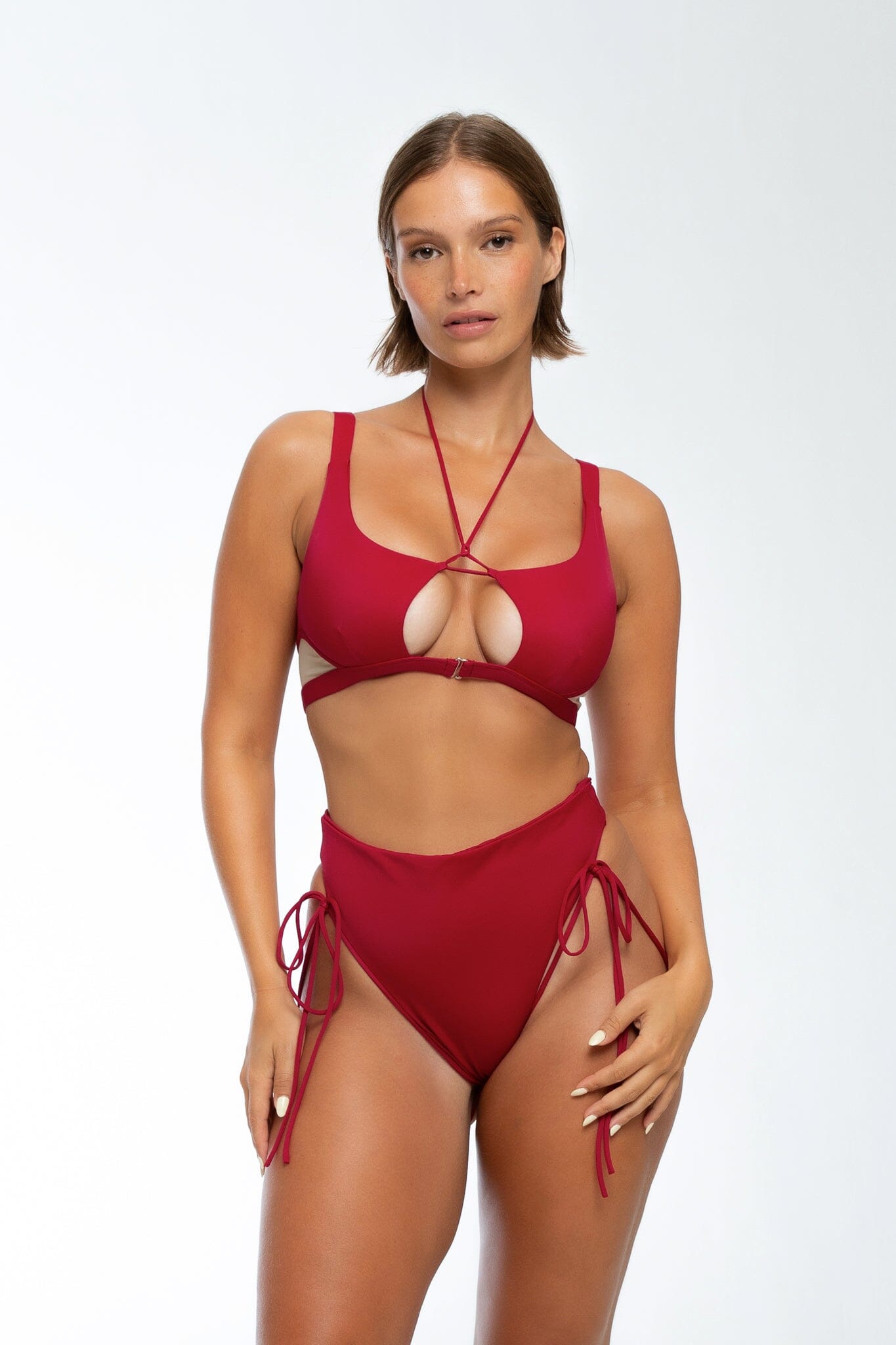 Cherry on top Bottoms Burgundy Bottoms Nona Perkasa 