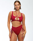 Cherry on top Bottoms Burgundy Bottoms Nona Perkasa 