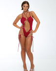 Crave Bodysuit Burgundy Bodysuit Nona Perkasa 