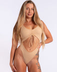Hotline Bodysuit Beige