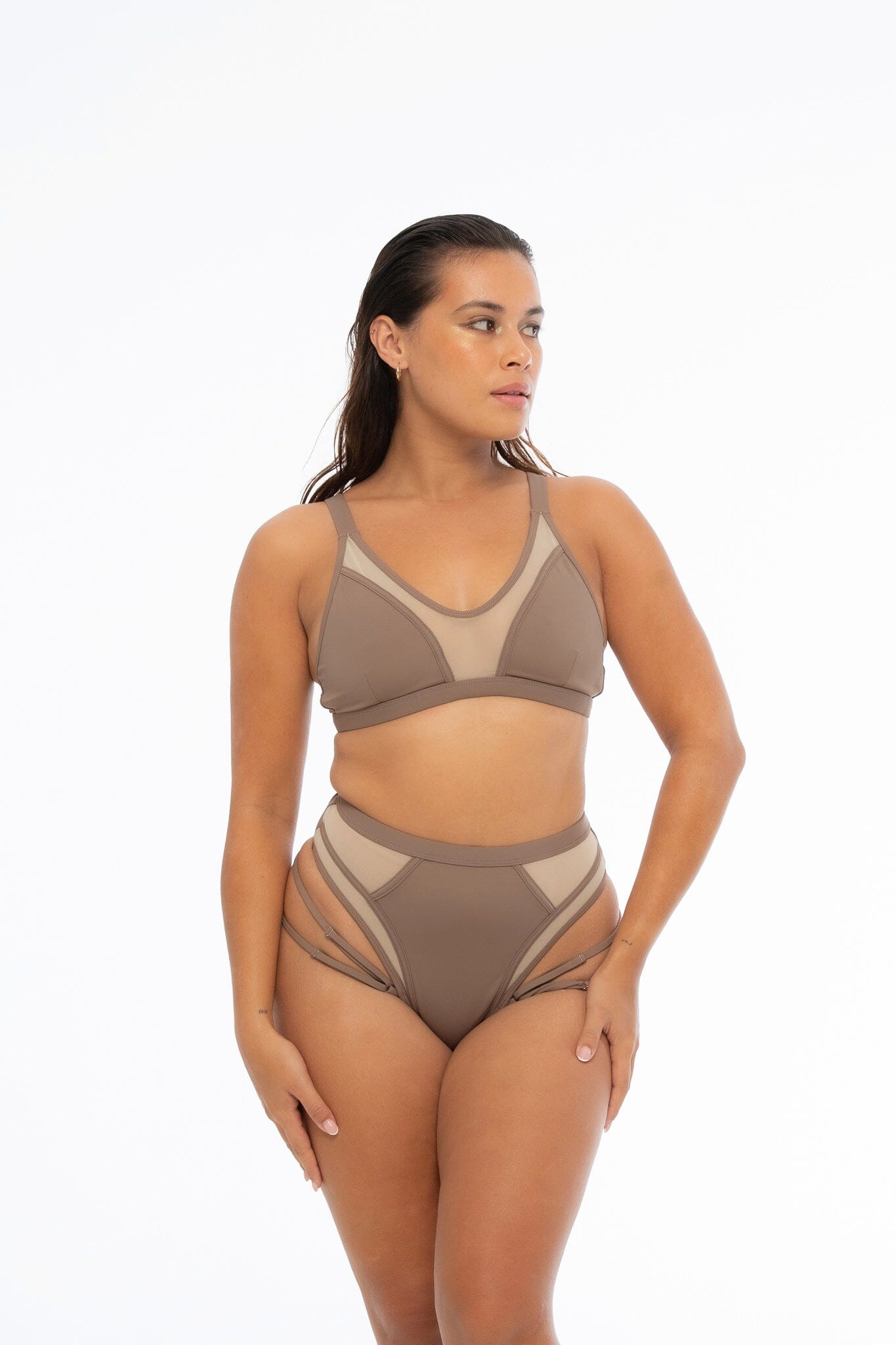 Solace Top Mocha Tops Nona Perkasa 