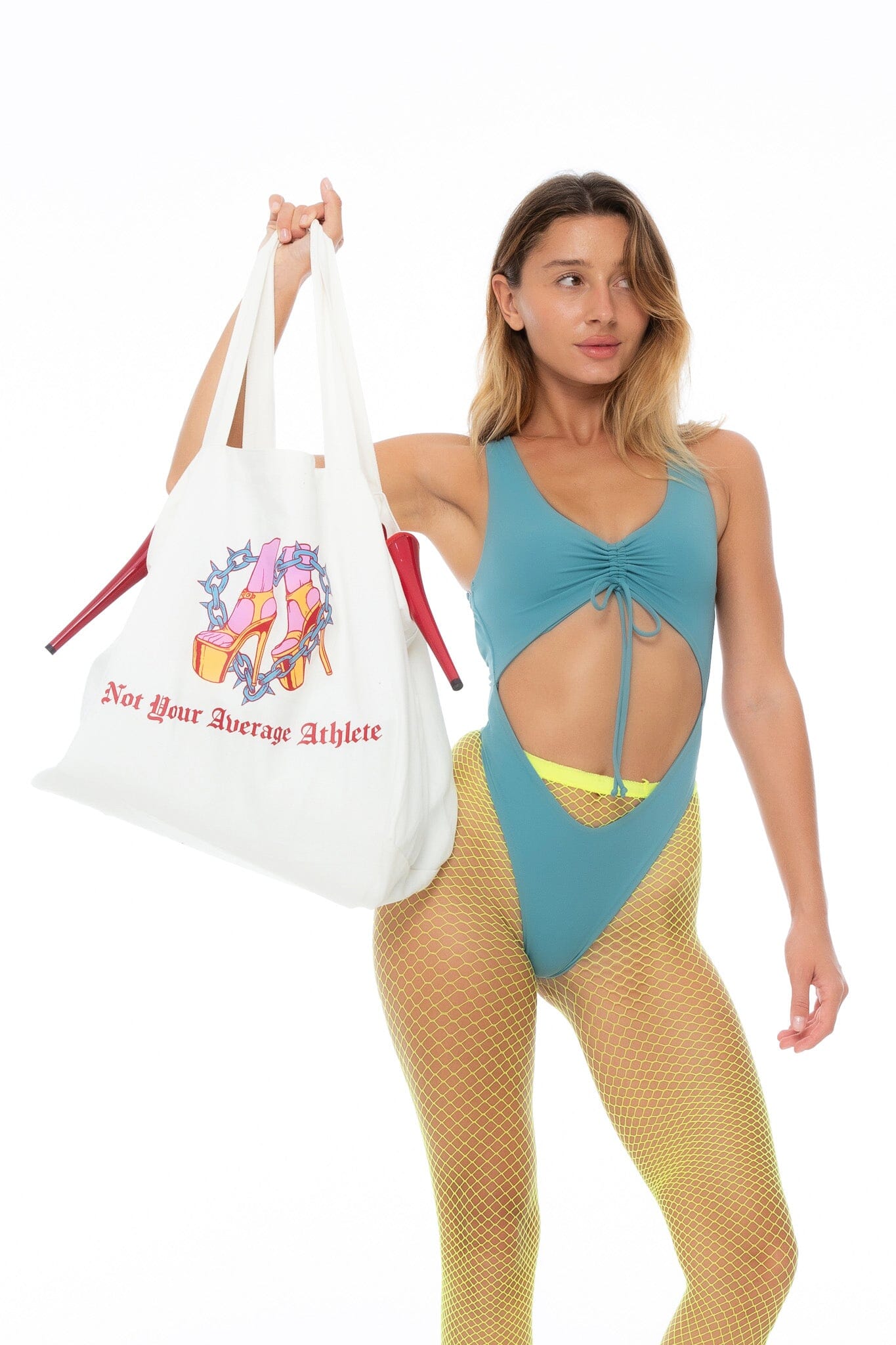 Not your average athlete Tote Bag merchandise Nona Perkasa 