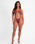 Toxic Bodysuit Rosewood