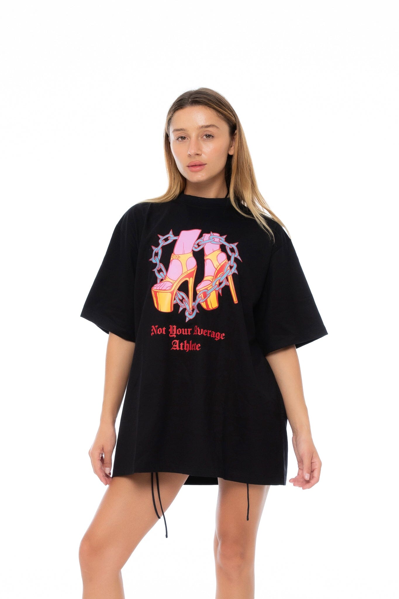 Not your average athlete T-shirt Black merchandise Nona Perkasa 
