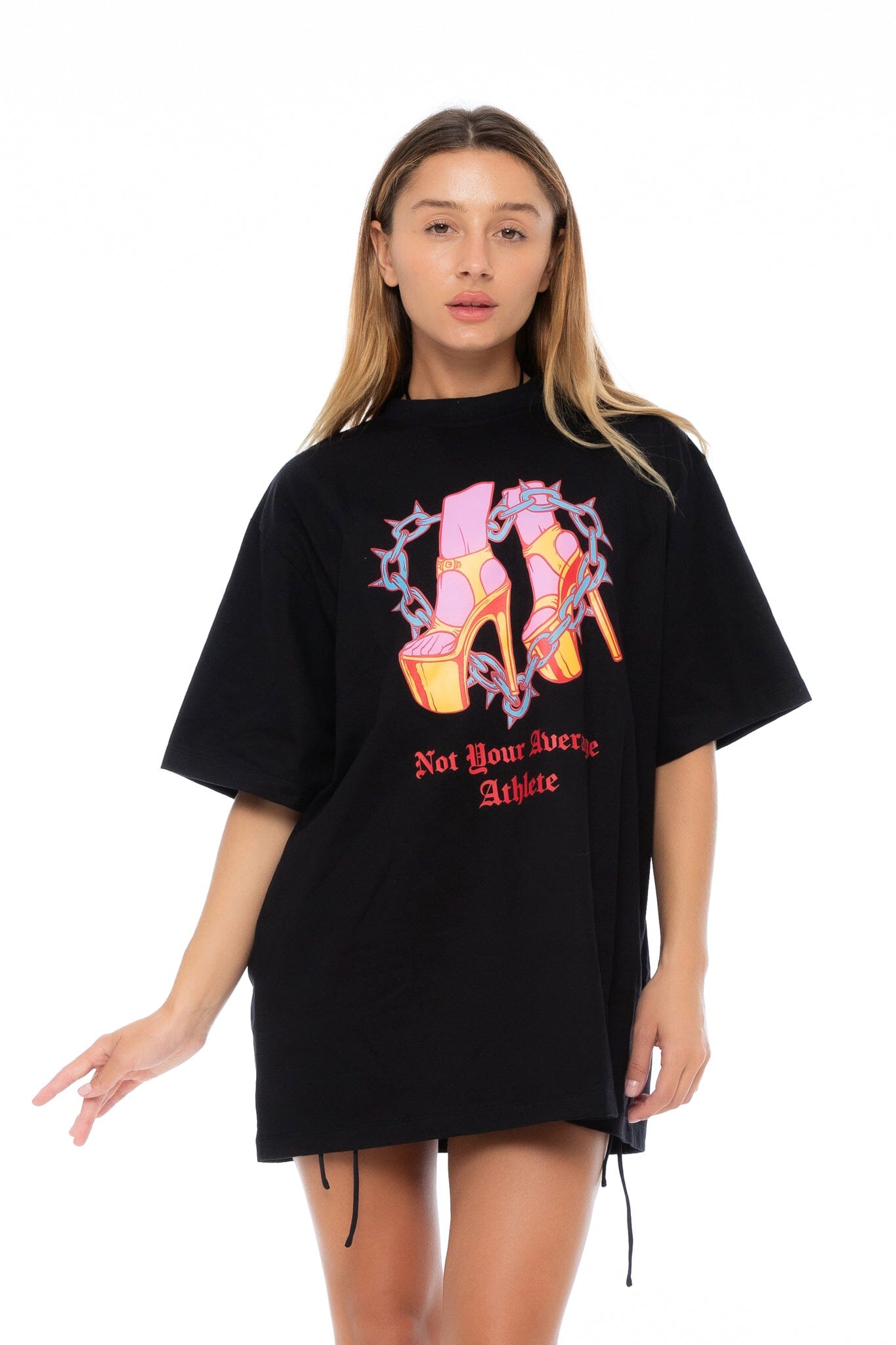 Not your average athlete T-shirt Black merchandise Nona Perkasa 