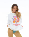 Not your average athlete T-shirt White merchandise Nona Perkasa 