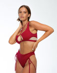 Whipped Top Burgundy Tops Nona Perkasa 